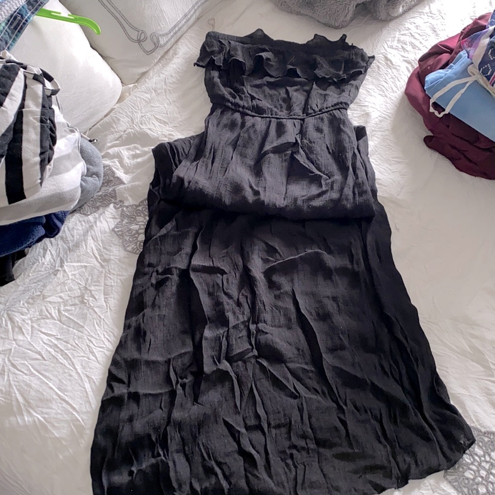 maxi black dress